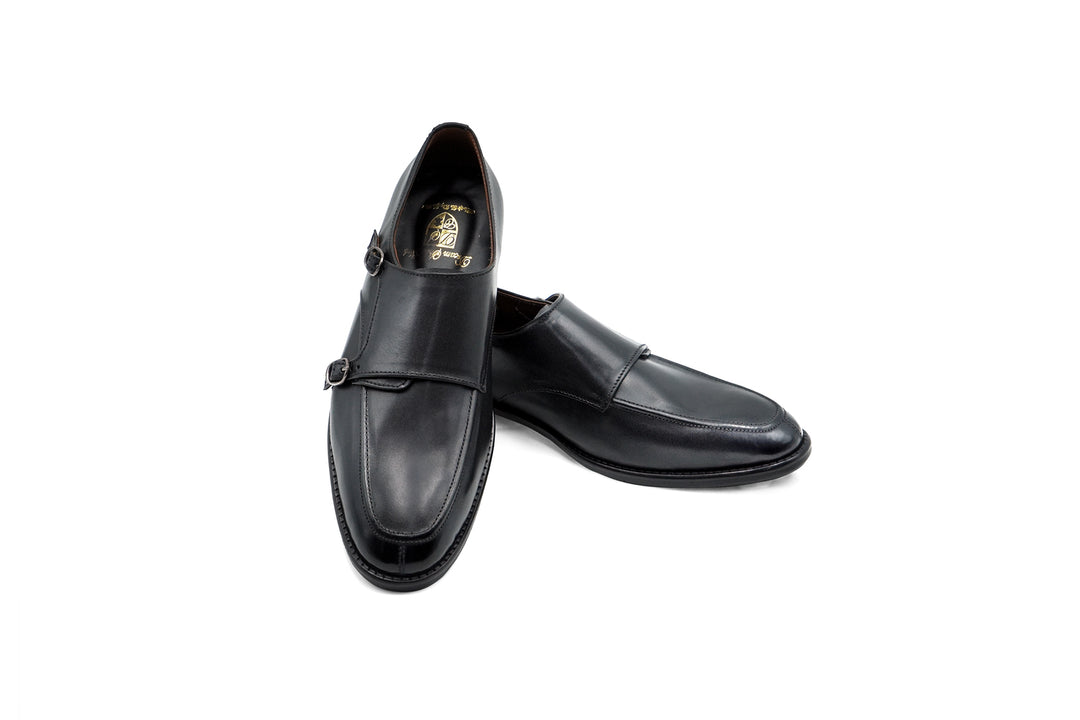 STITCH DORI MONK STRAP - BLACK