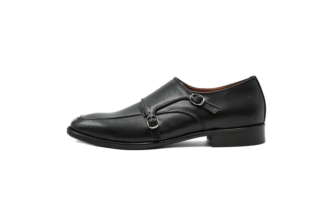 STITCH DORI MONK STRAP - BLACK