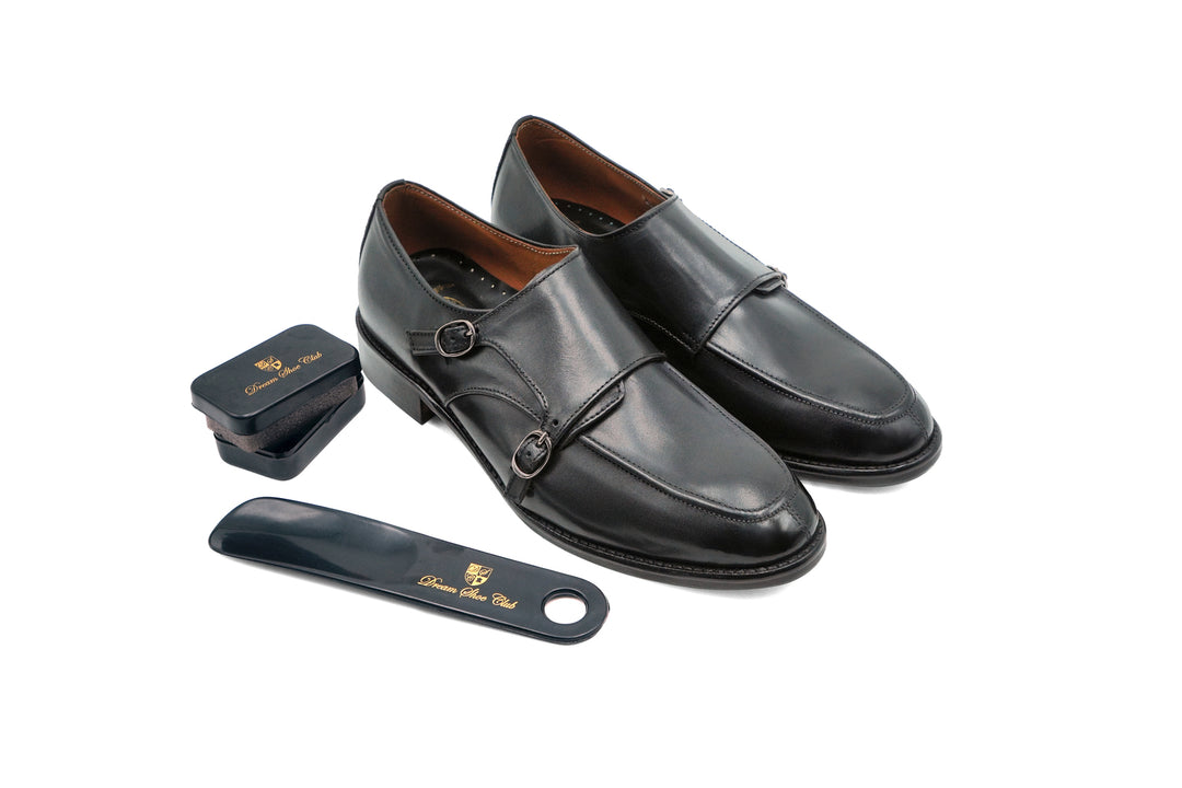 STITCH DORI MONK STRAP - BLACK