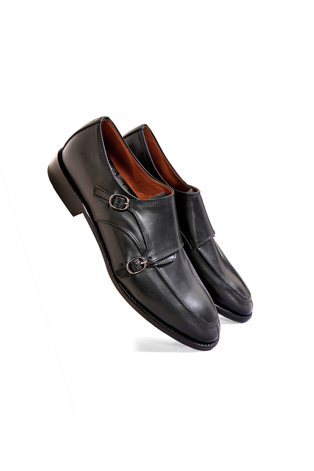STITCH DORI MONK STRAP - BLACK