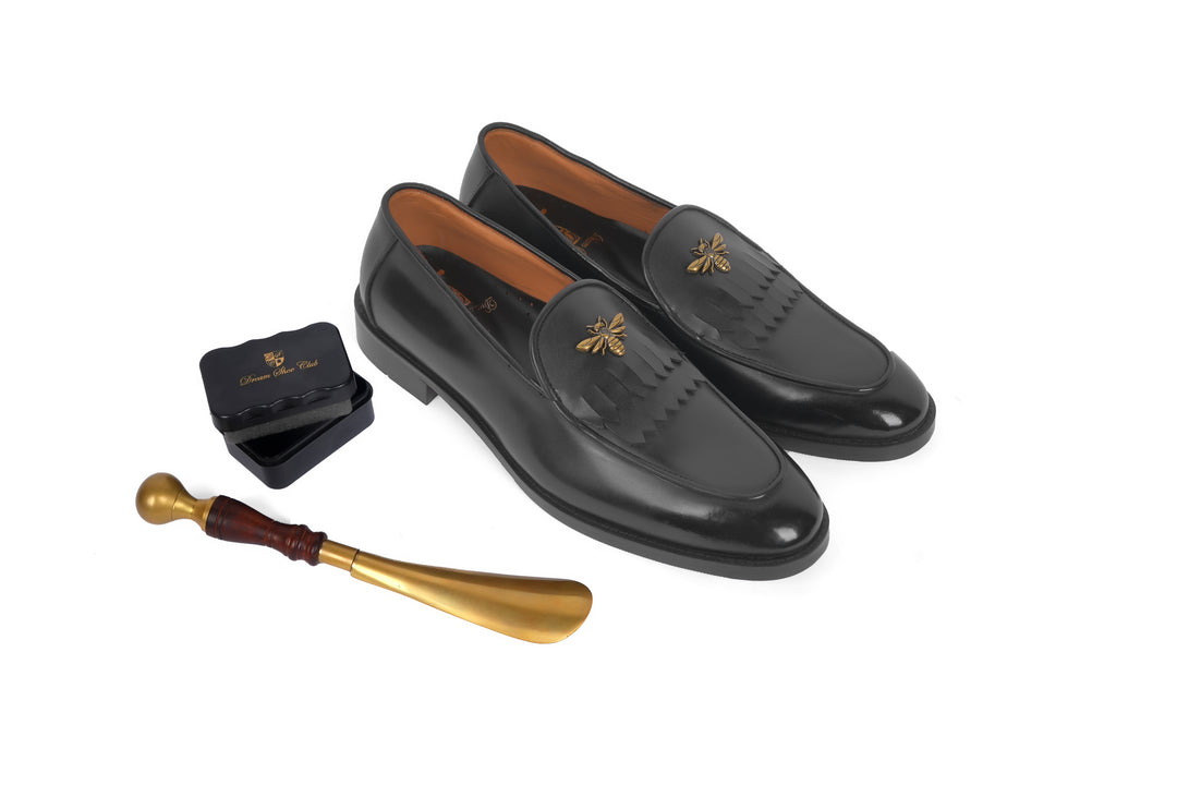 The Vescari Loafer - BLACK