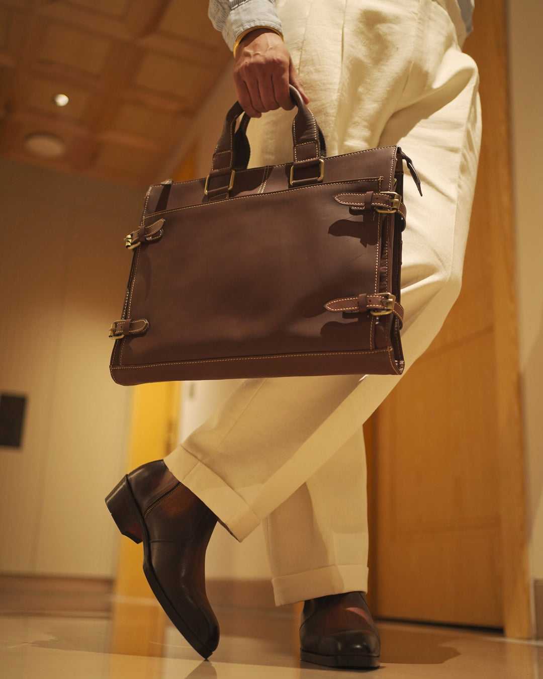 THE VICEROY BOOT - ANTIQUE BROWN