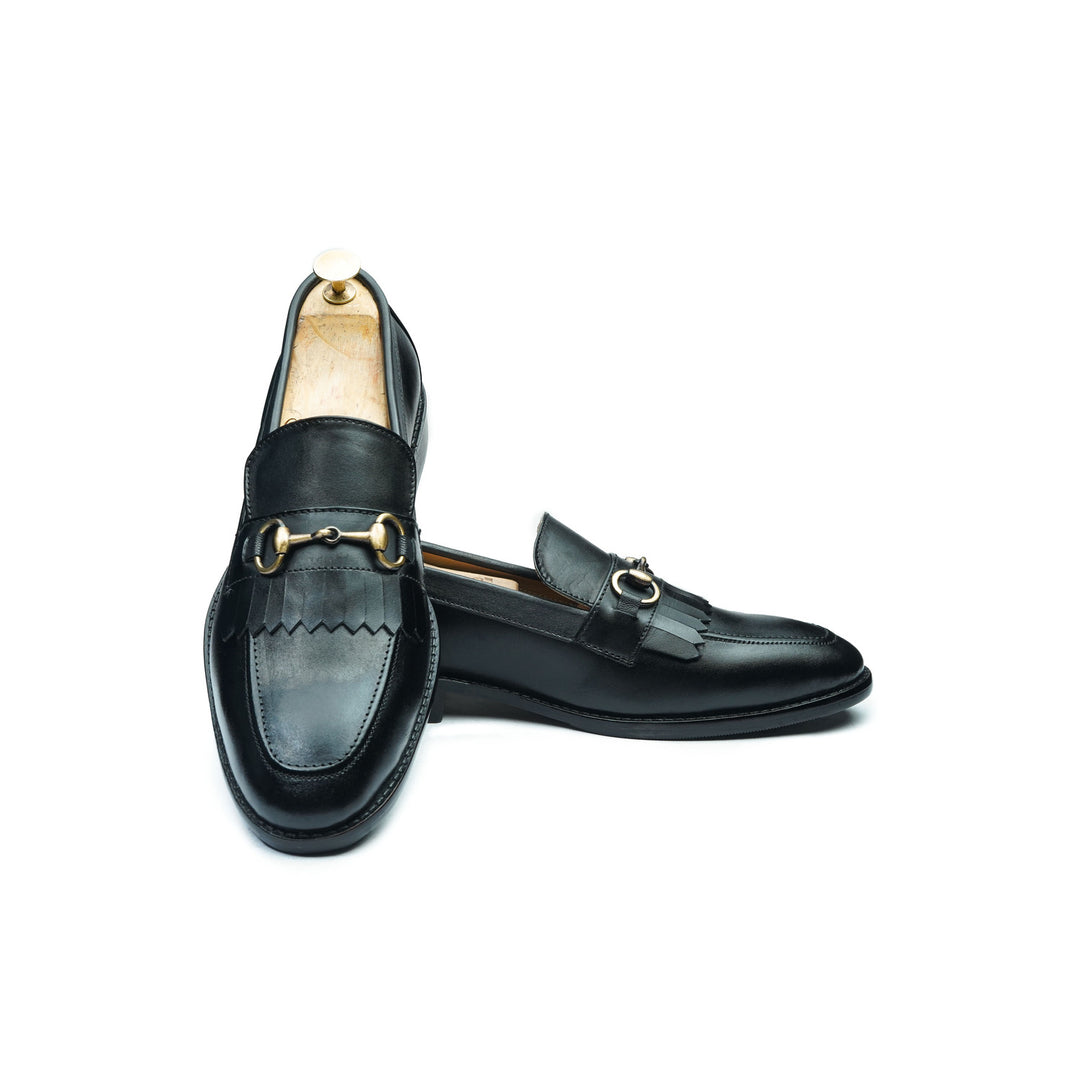 FRINGE PENNY HORSEBIT - BLACK