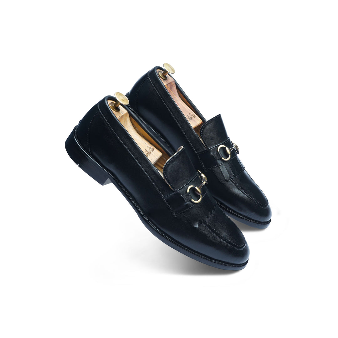 FRINGE PENNY HORSEBIT - BLACK