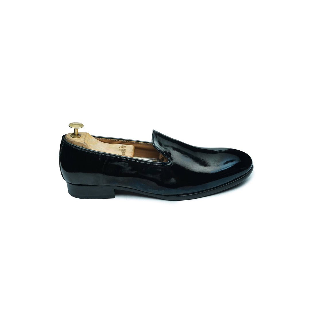 PATENT SLIPON - BLACK