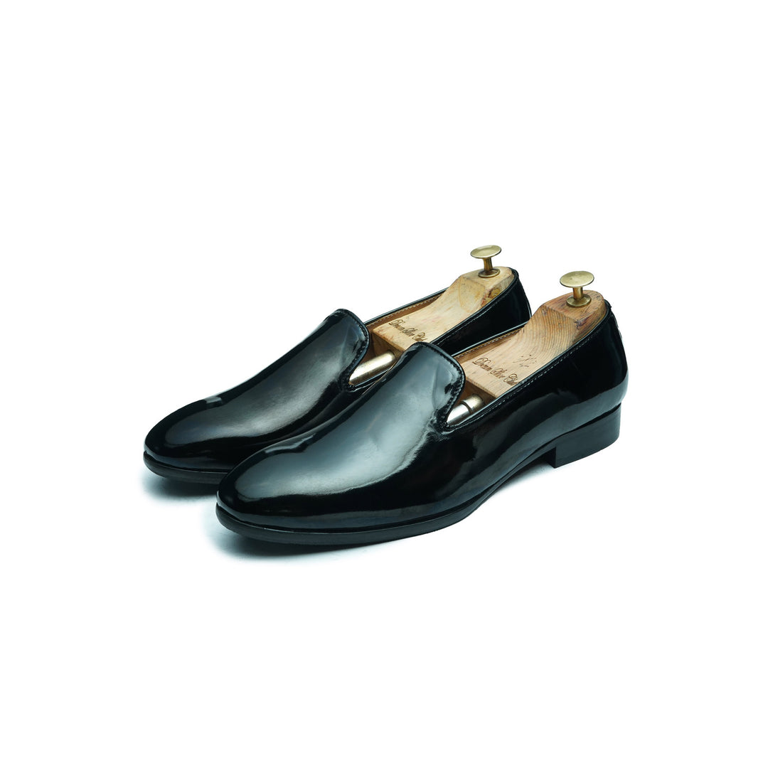 PATENT SLIPON - BLACK