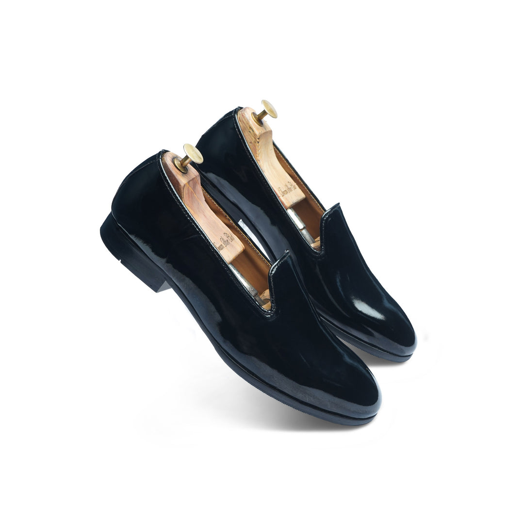 PATENT SLIPON - BLACK