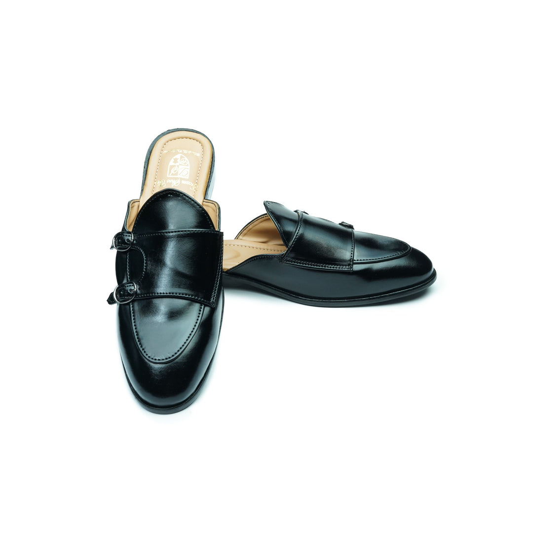 BATWING MULE - BLACK