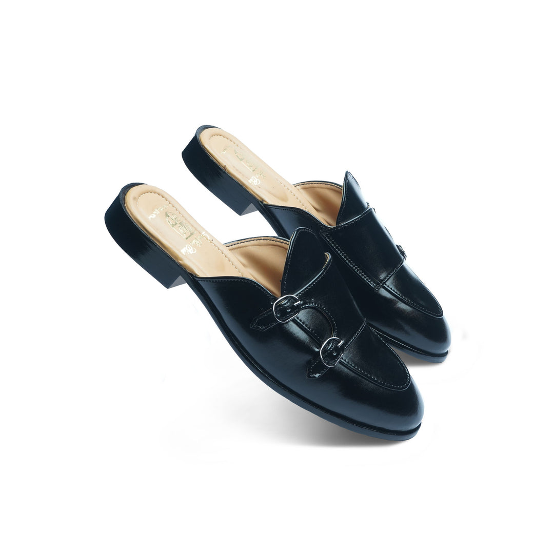 BATWING MULE - BLACK