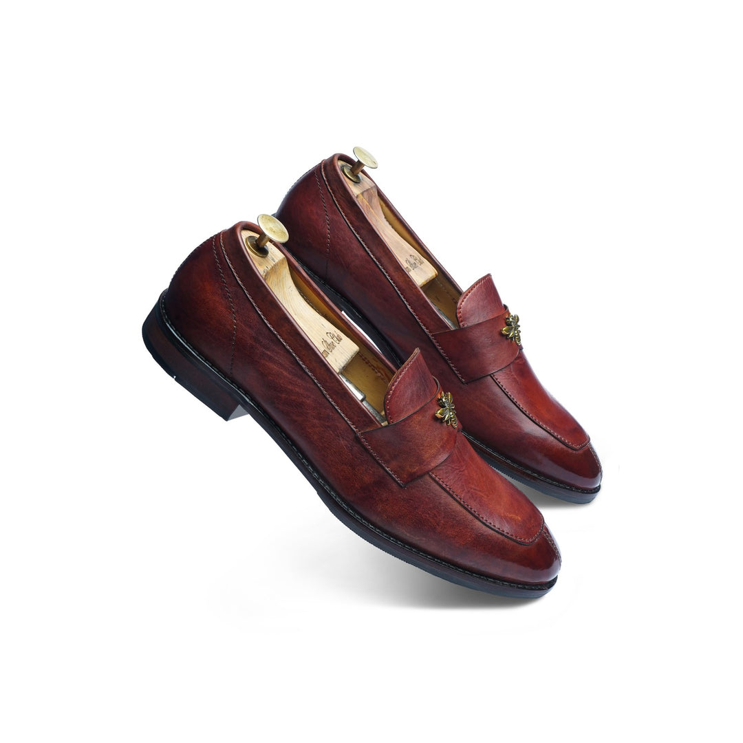 BEE PENNY LOAFER - COGNAC