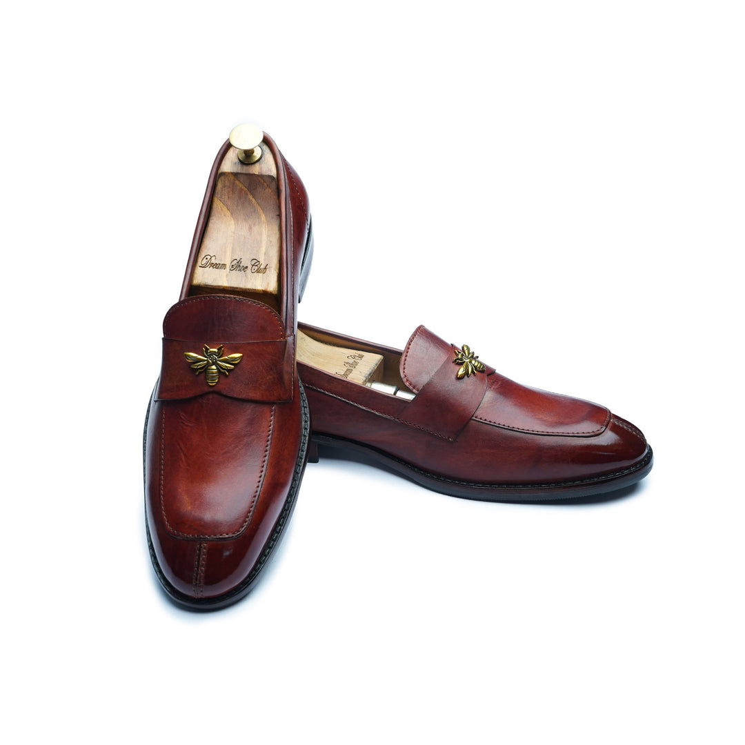 BEE PENNY LOAFER - COGNAC