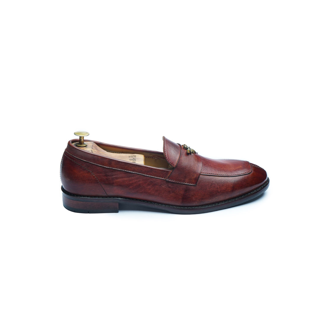 BEE PENNY LOAFER - COGNAC
