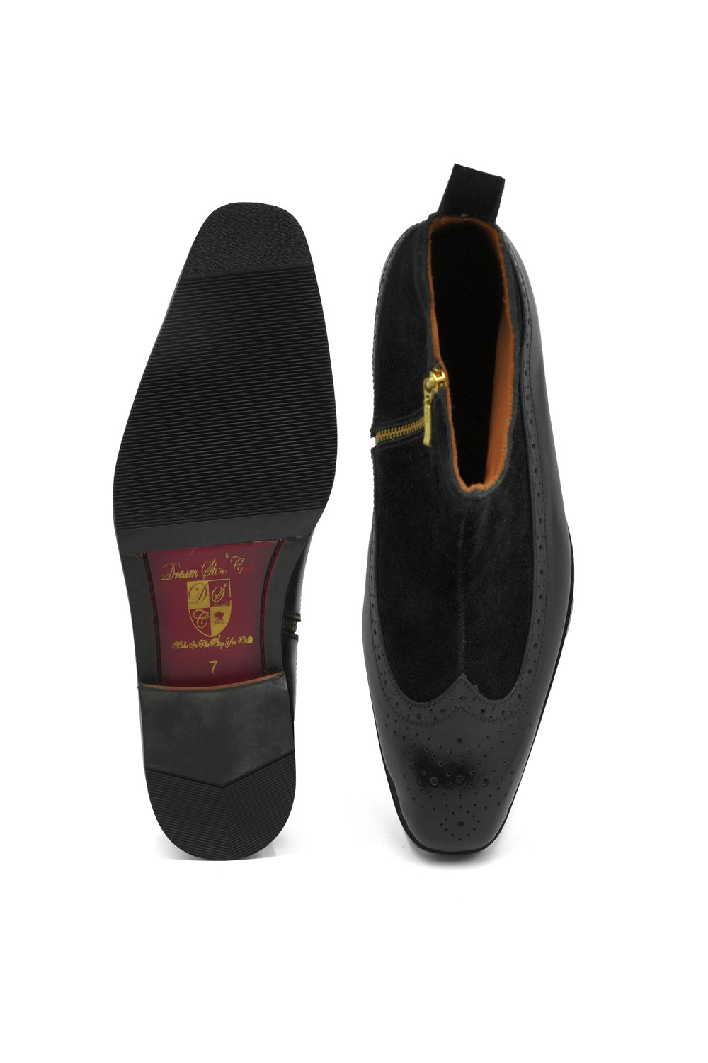 VICEROY BOOTS - BLACK WITH BLACK SUEDE