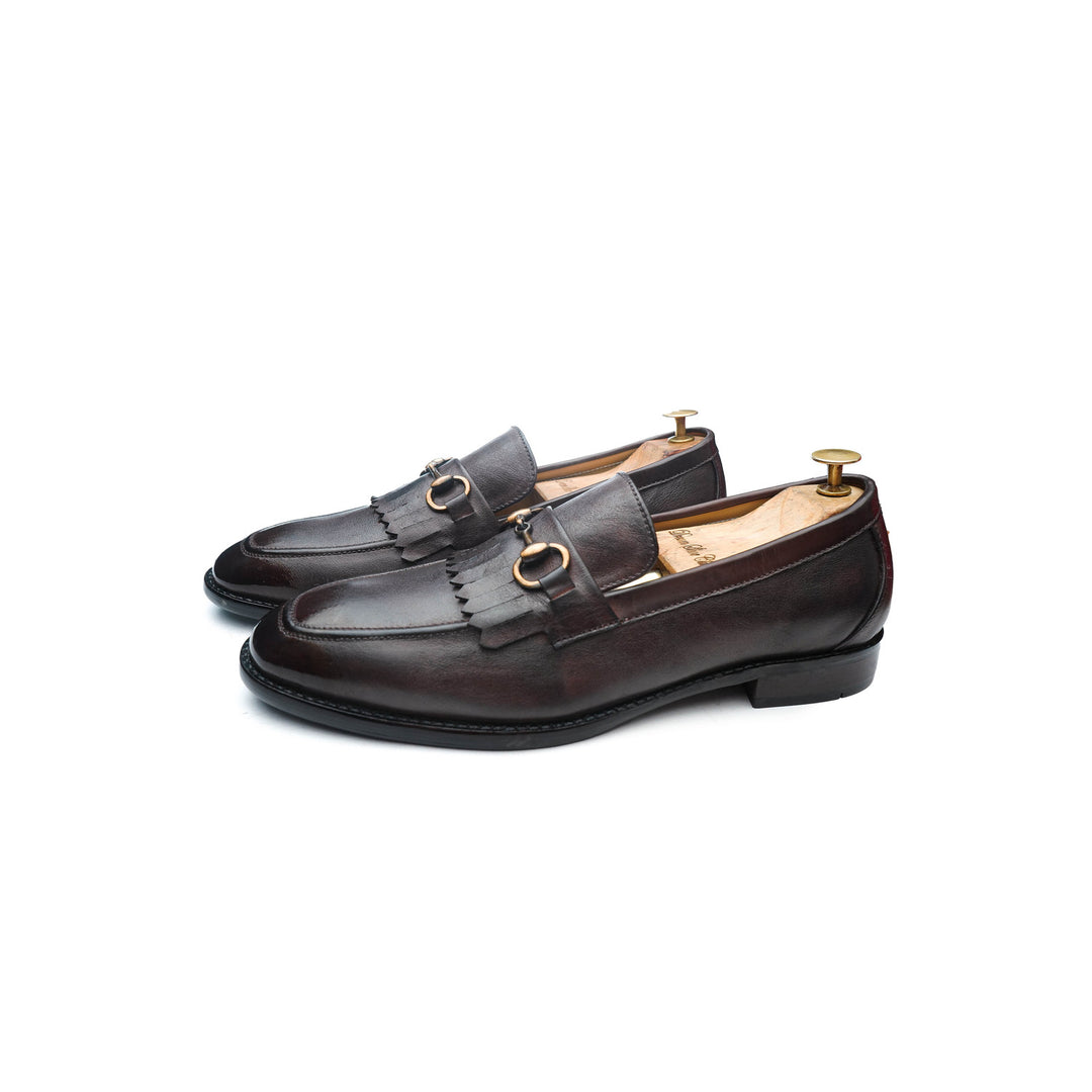 FRINGE PENNY HORSEBIT - BROWN