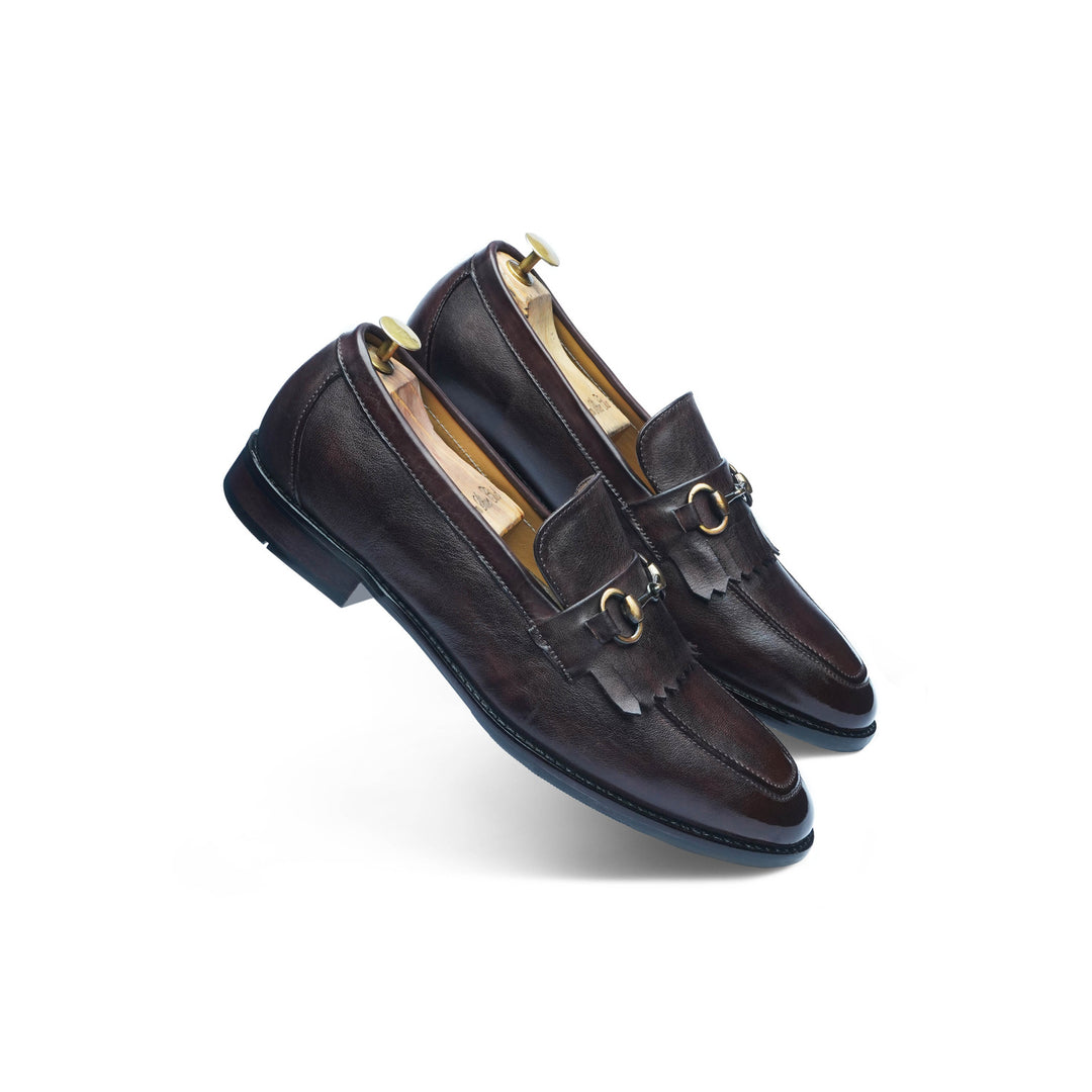 FRINGE PENNY HORSEBIT - BROWN