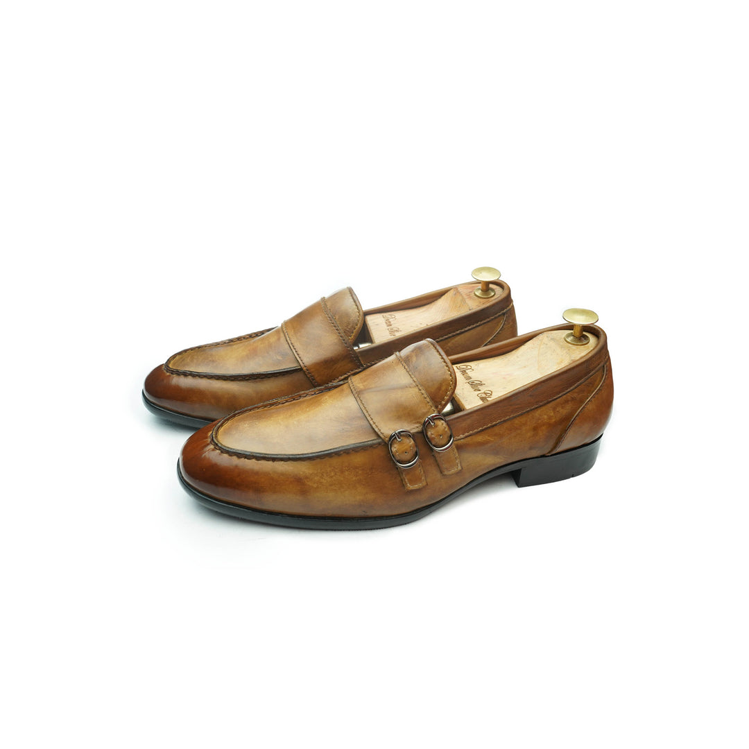 BUNAI MONK LOAFER - TAN