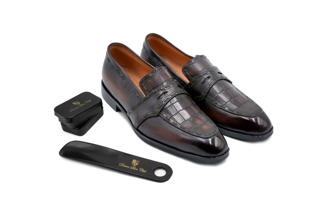 BERLIN CROCO - BROWN